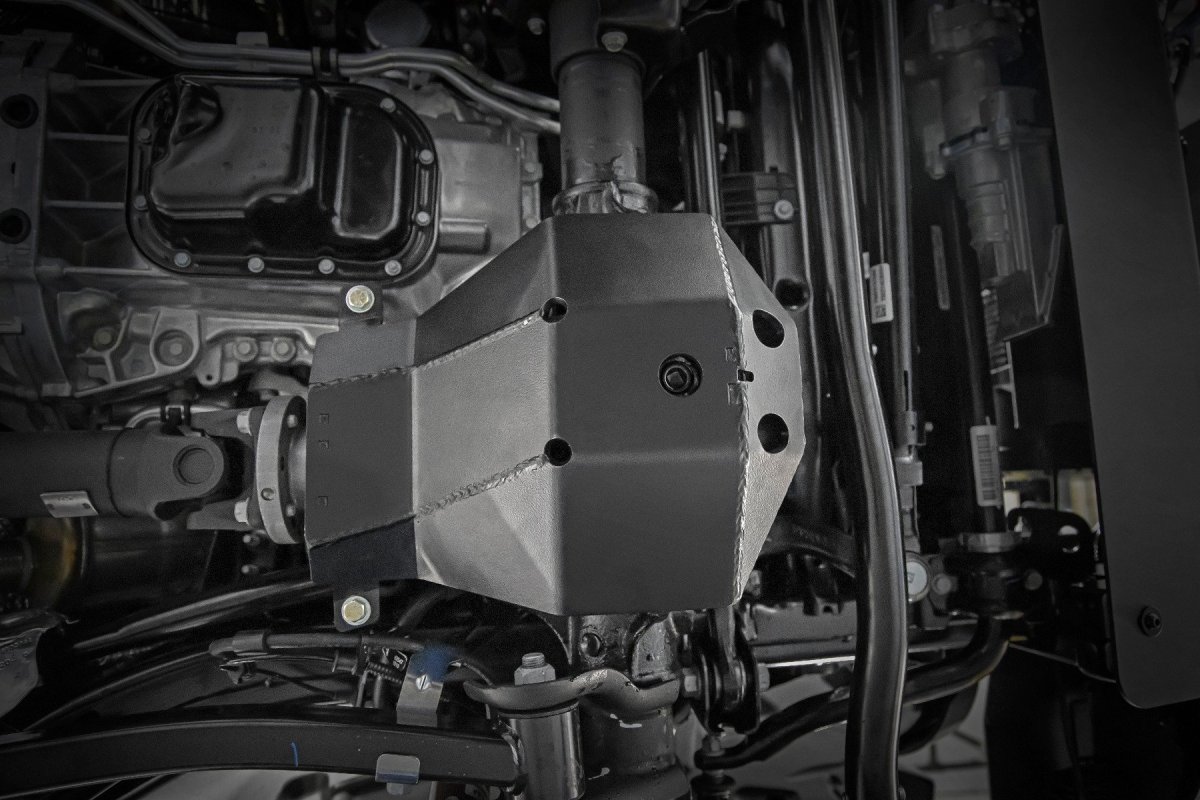 Jeep Wrangler Unlimited Diff Skid Plate - Front - Rough Country - M210 - '18-'23